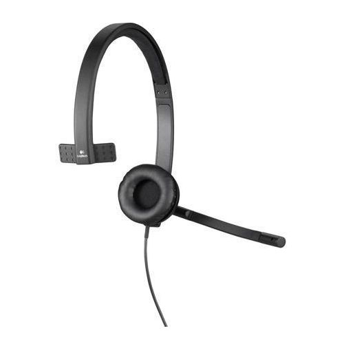 Logitech H570e Stereo USB-A Headset with Noise Cancelling Mic, Black