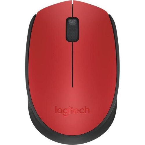Logitech M171 Wireless Mouse, Red