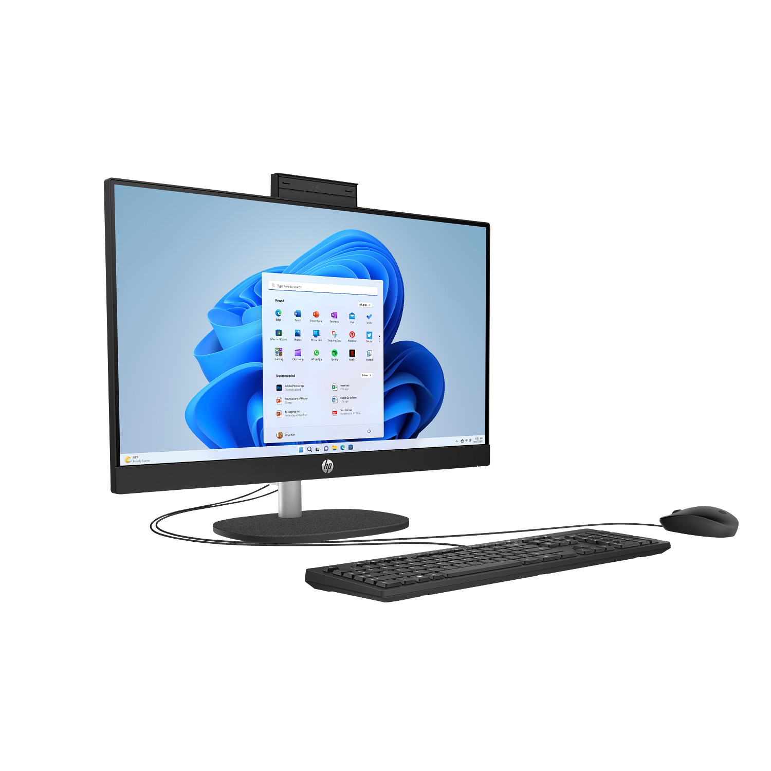HP 24-cr1073nh All-in-One Core Ultra 7-155U 8GB 512GB SSD Touch